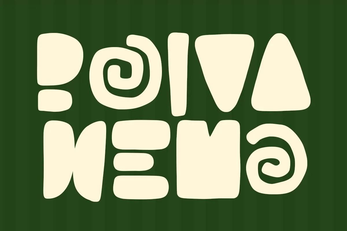 Bolva Hema - Playful Bubble Font