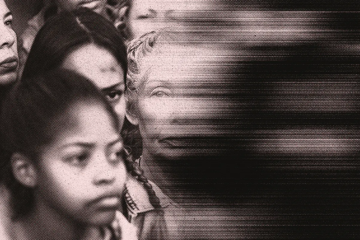 Smudged Duotone Photo Effect