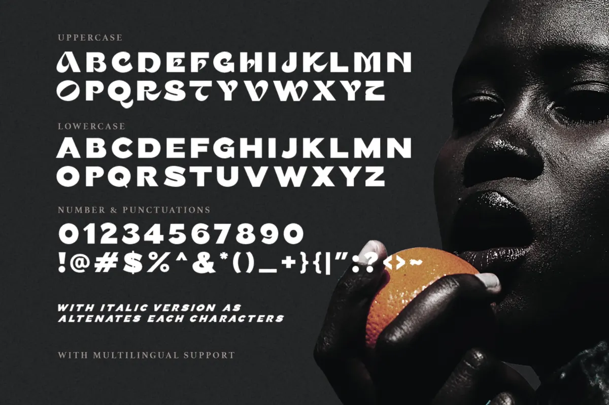 Persona - Bold Display Font
