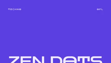 Zen Dots - Retro Futuristic Font