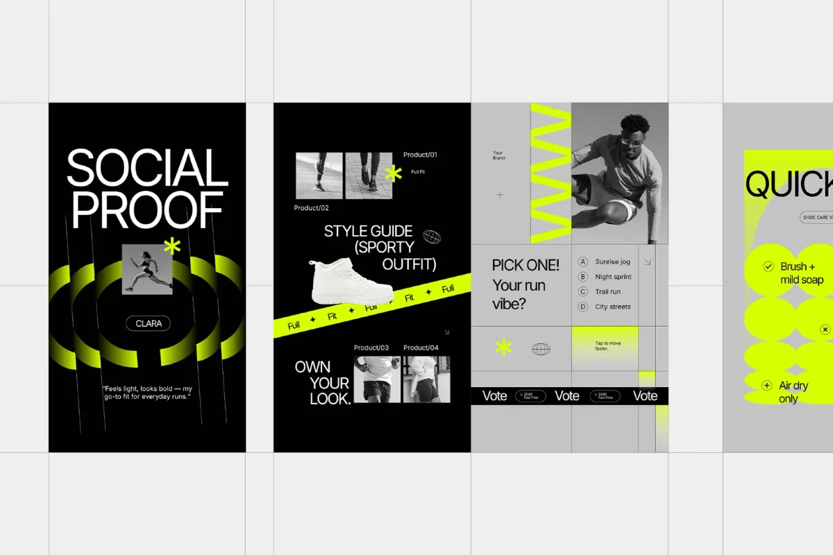 Sportea - Sportwear Instagram Template Pack