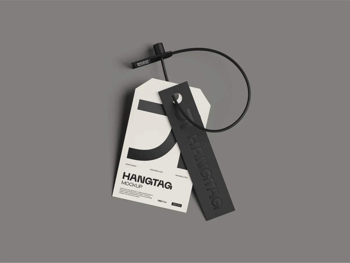 Tag Mockup Front View
