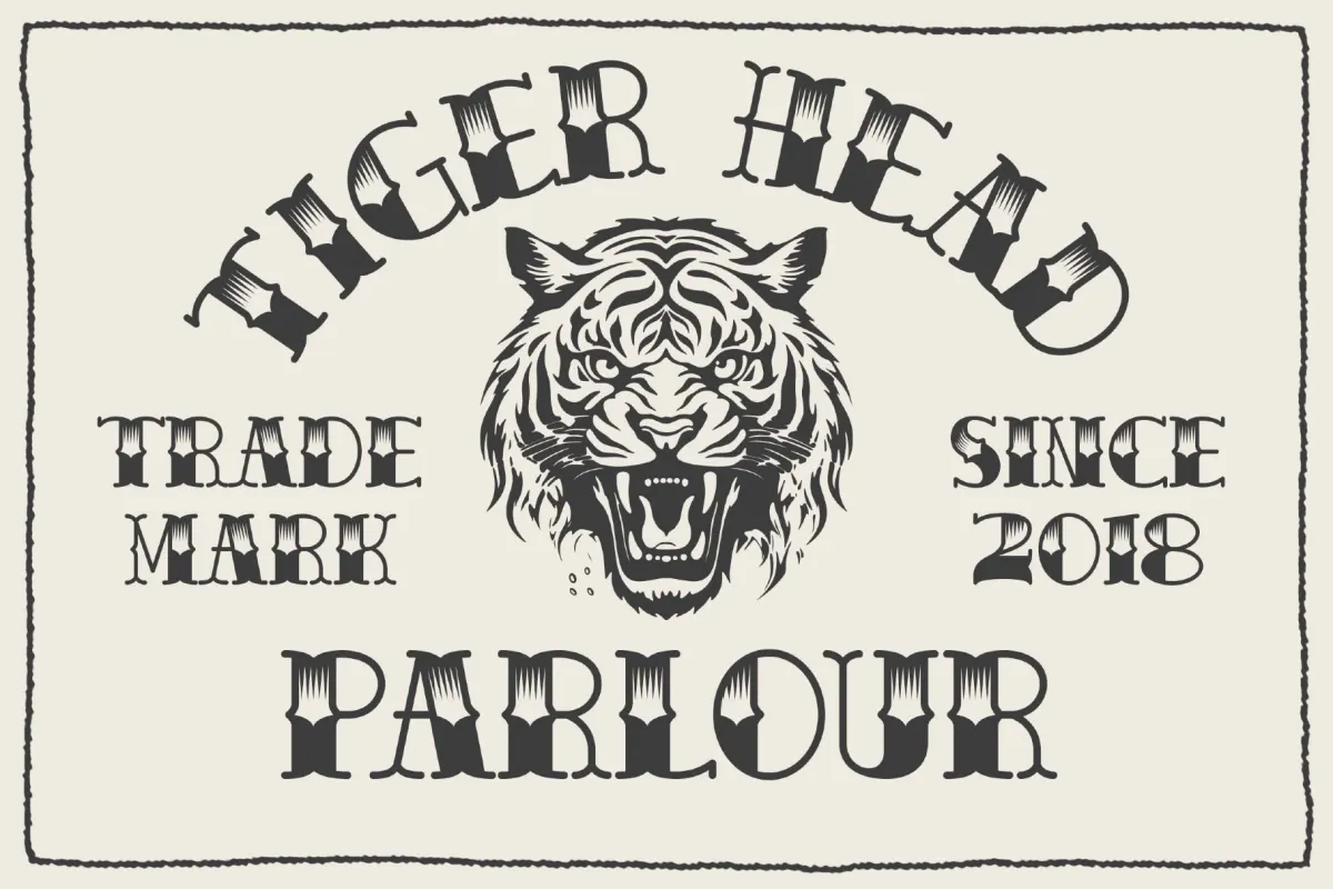 Classic Tattoo Font