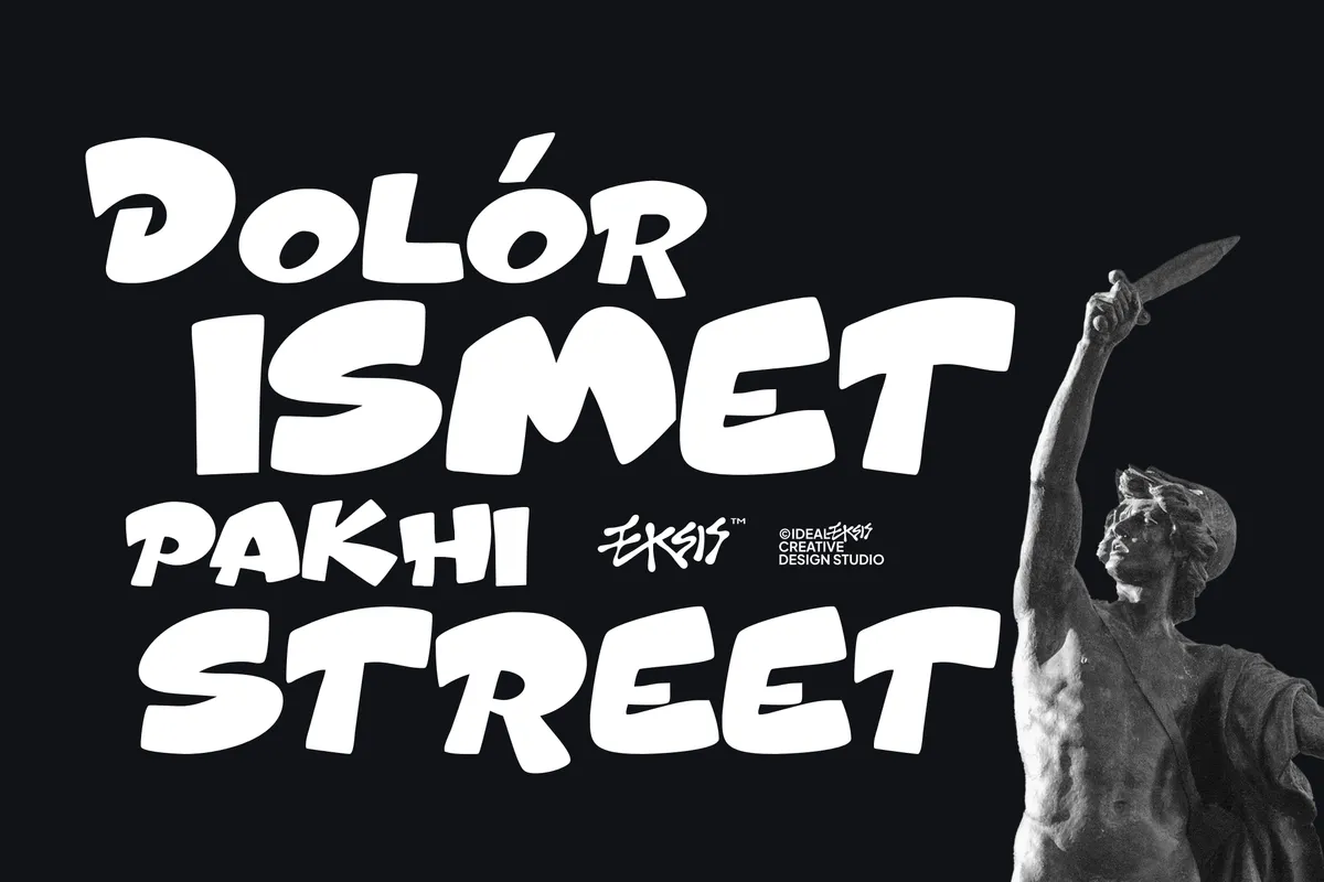 Boom Bink - Playful Comic Display Typeface