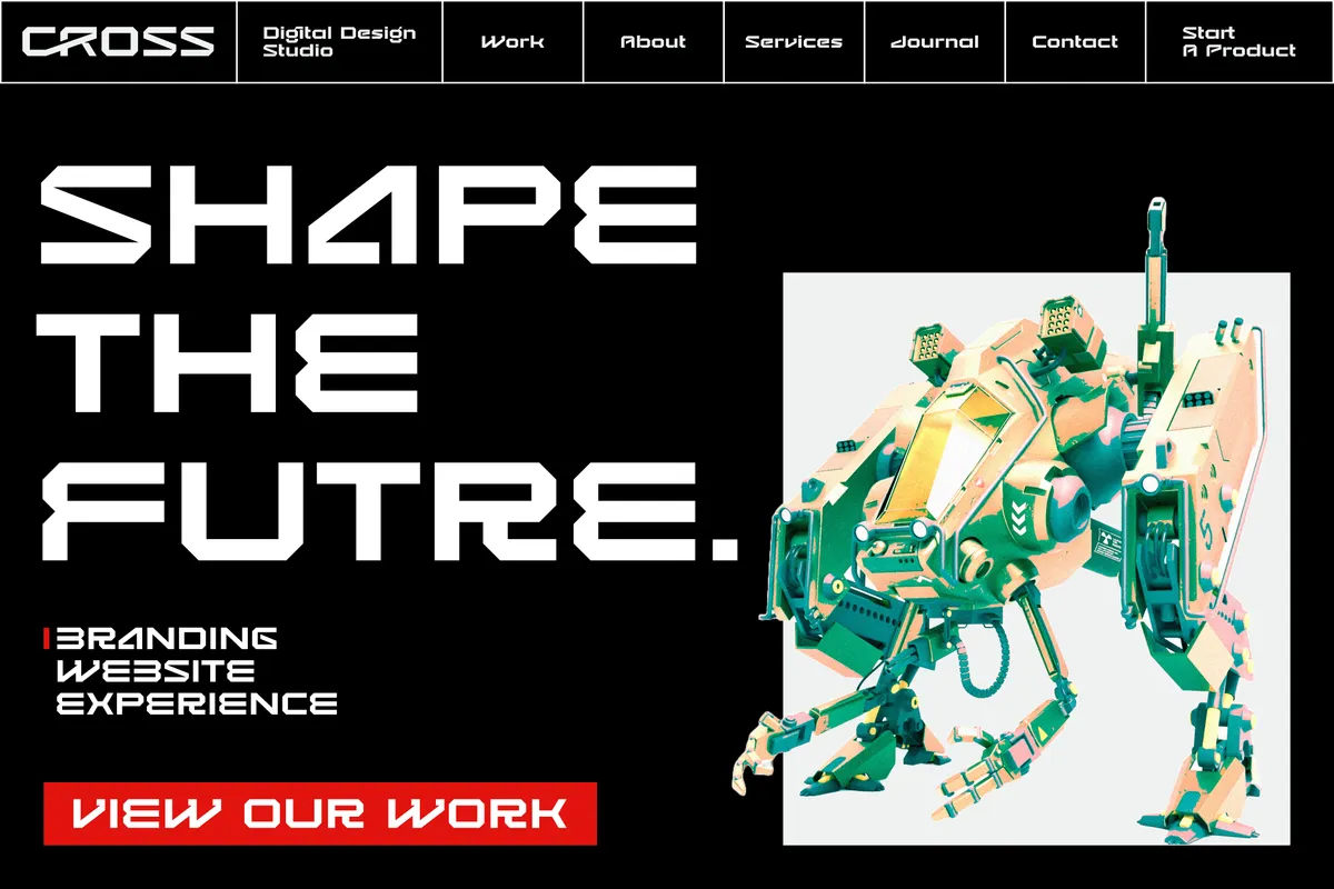 Scitex - Futuristic Angular Display Font