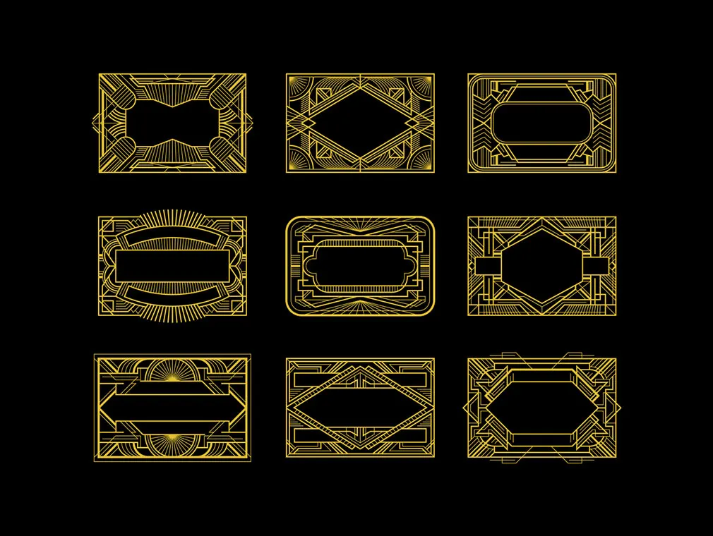 Art Deco Vintage Elements