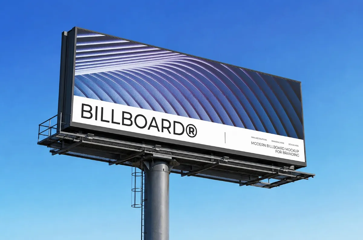 Hoarding Billboard Mockup