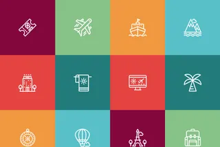 Travel & Vacation Icons Set
