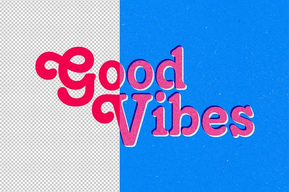 Risoprint Grunge Text & Logo Effect