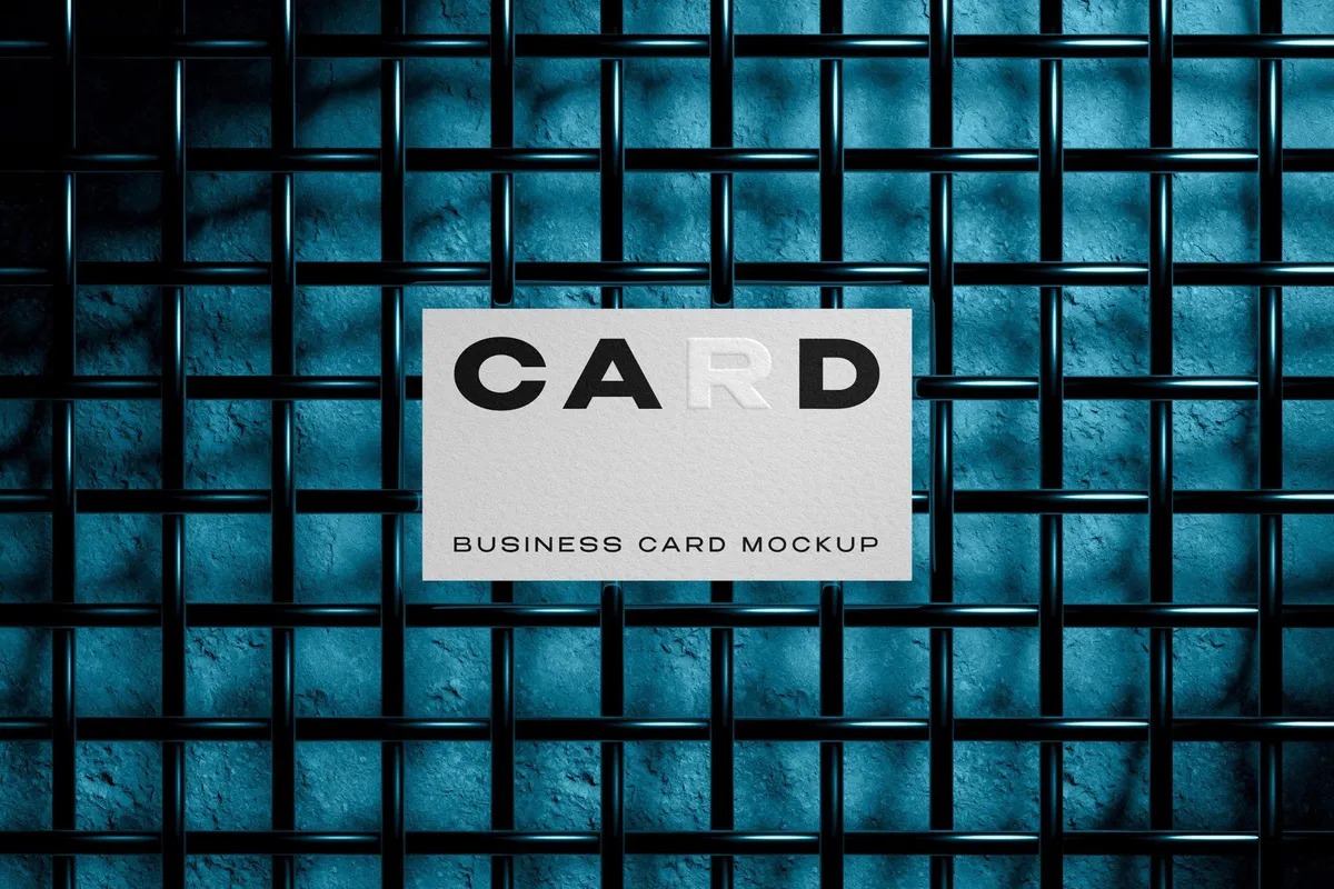 Industrial Business Card Mockup