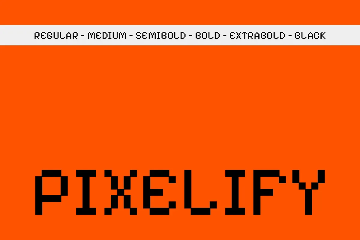 Pixelify Sans Typeface