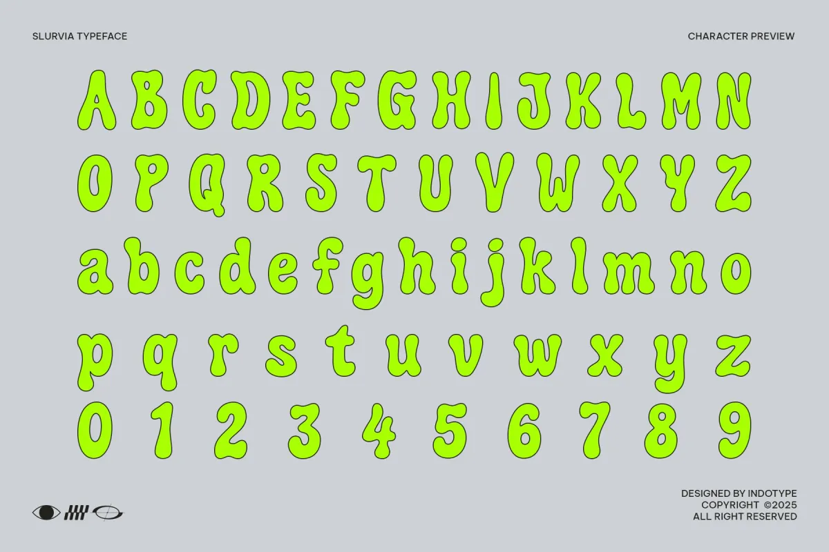 Slurvia - Liquid Display Font