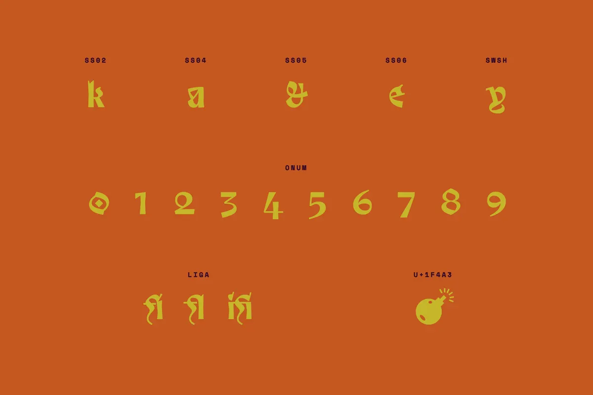 Trickster - Free Dripping Blackletter Font