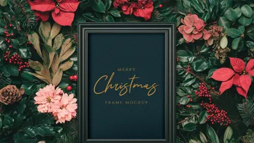 Festive Xmas Frame Mockup
