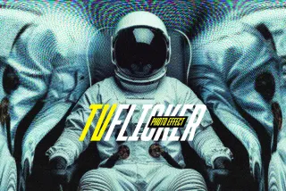 TV Flicker Photo Effect