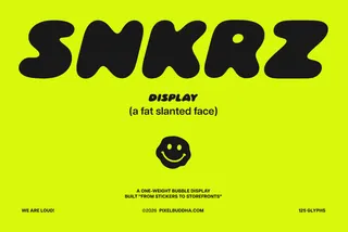 SNKRZ - Chunky Streetwear Font