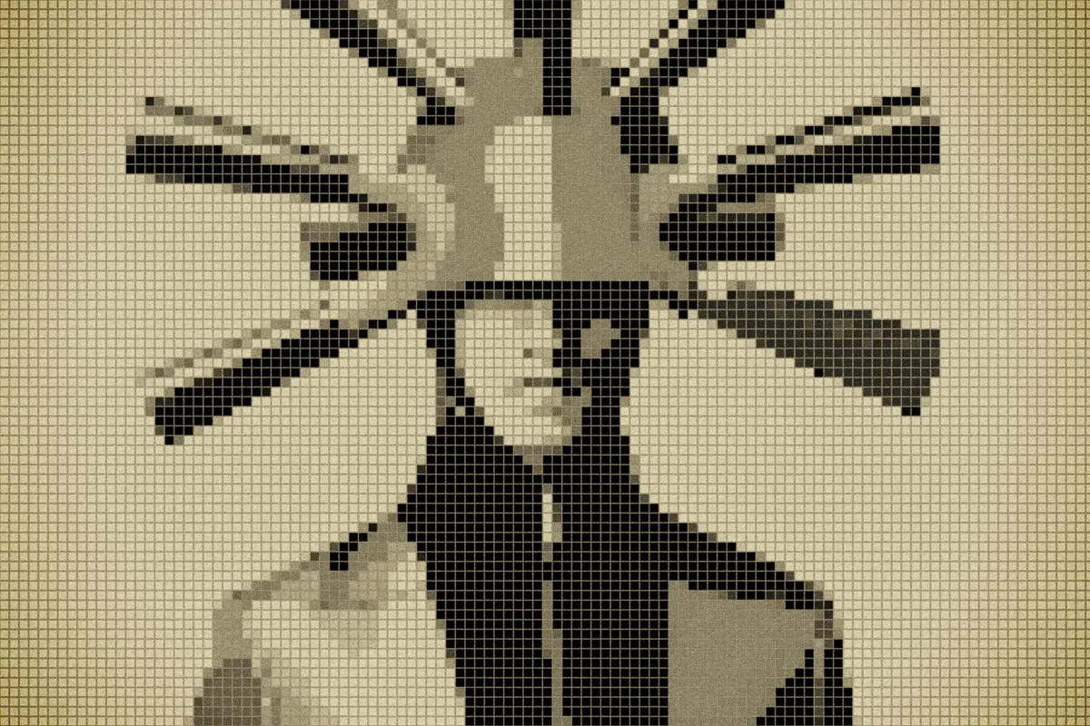 Pixels Screen Template Effect