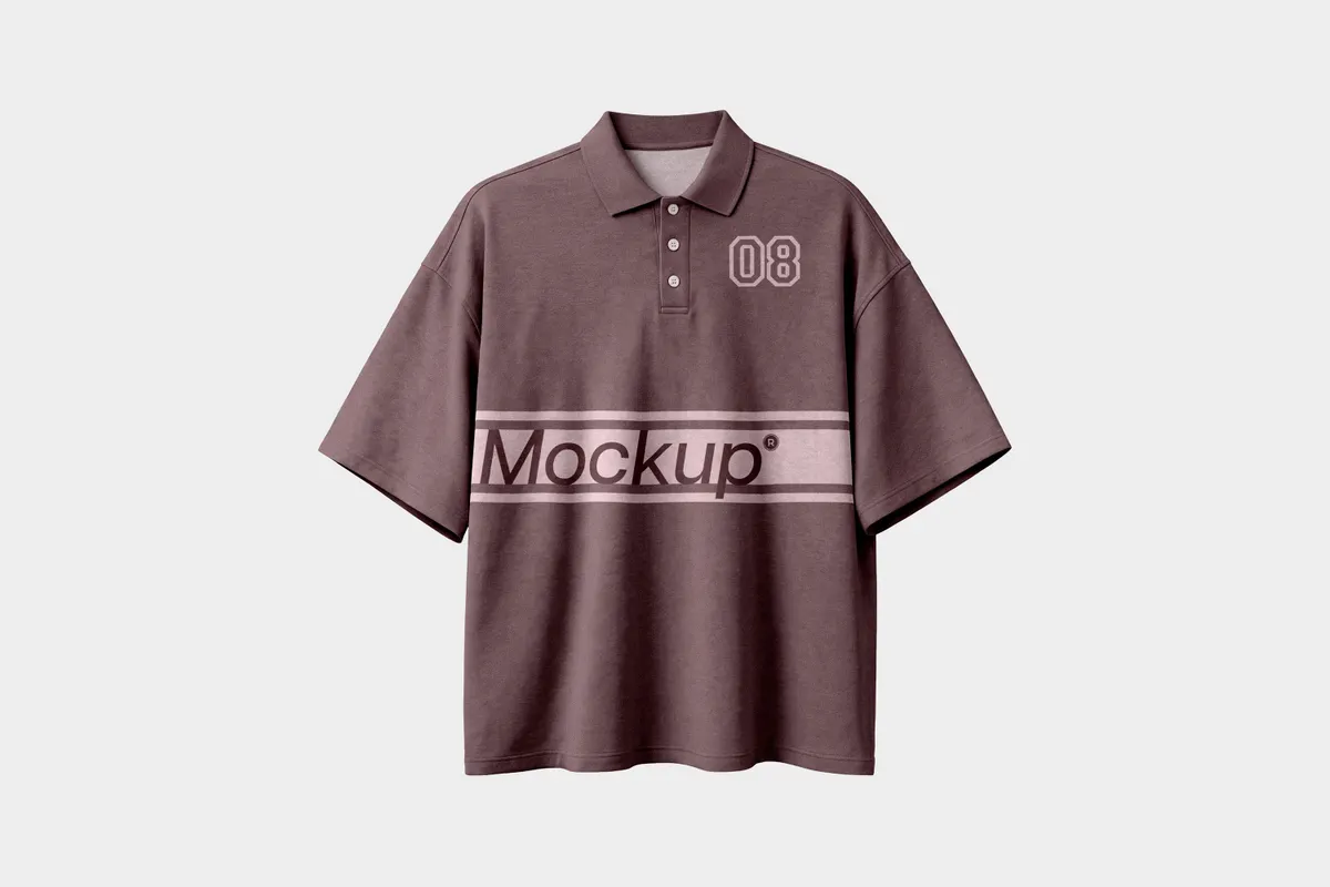 Oversized Polo Mockup