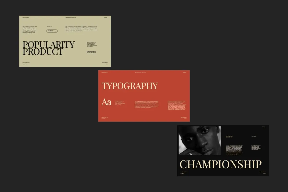 Modern Brand Strategy PowerPoint Template