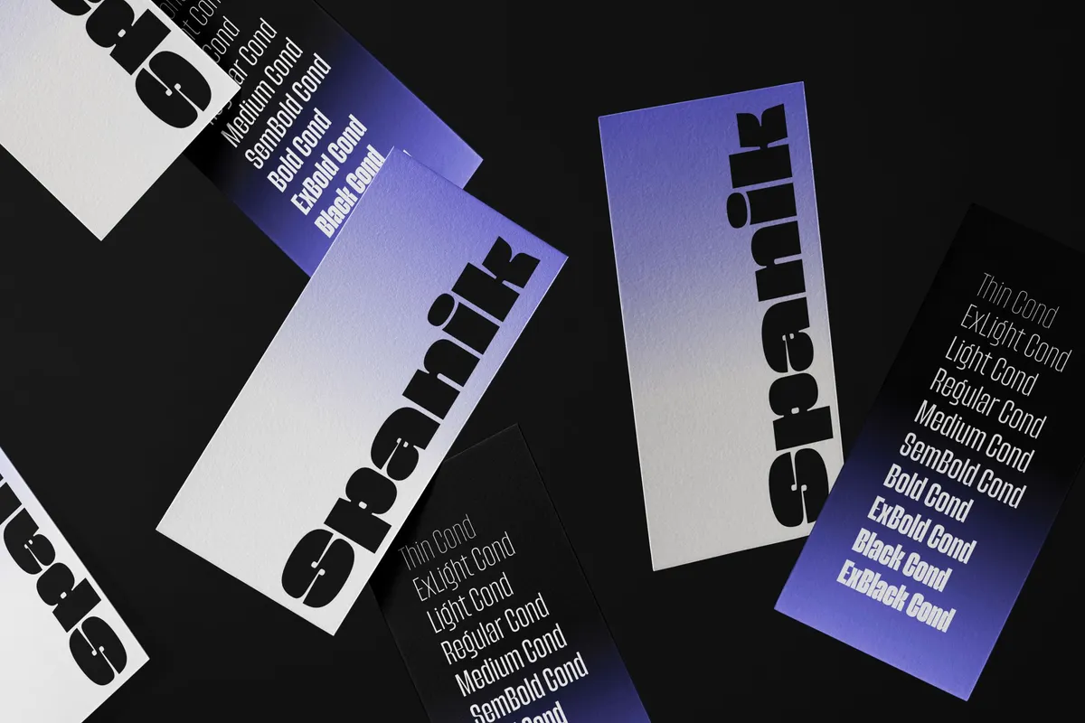 Spanik - Bold Display Sans Serif Superfamily