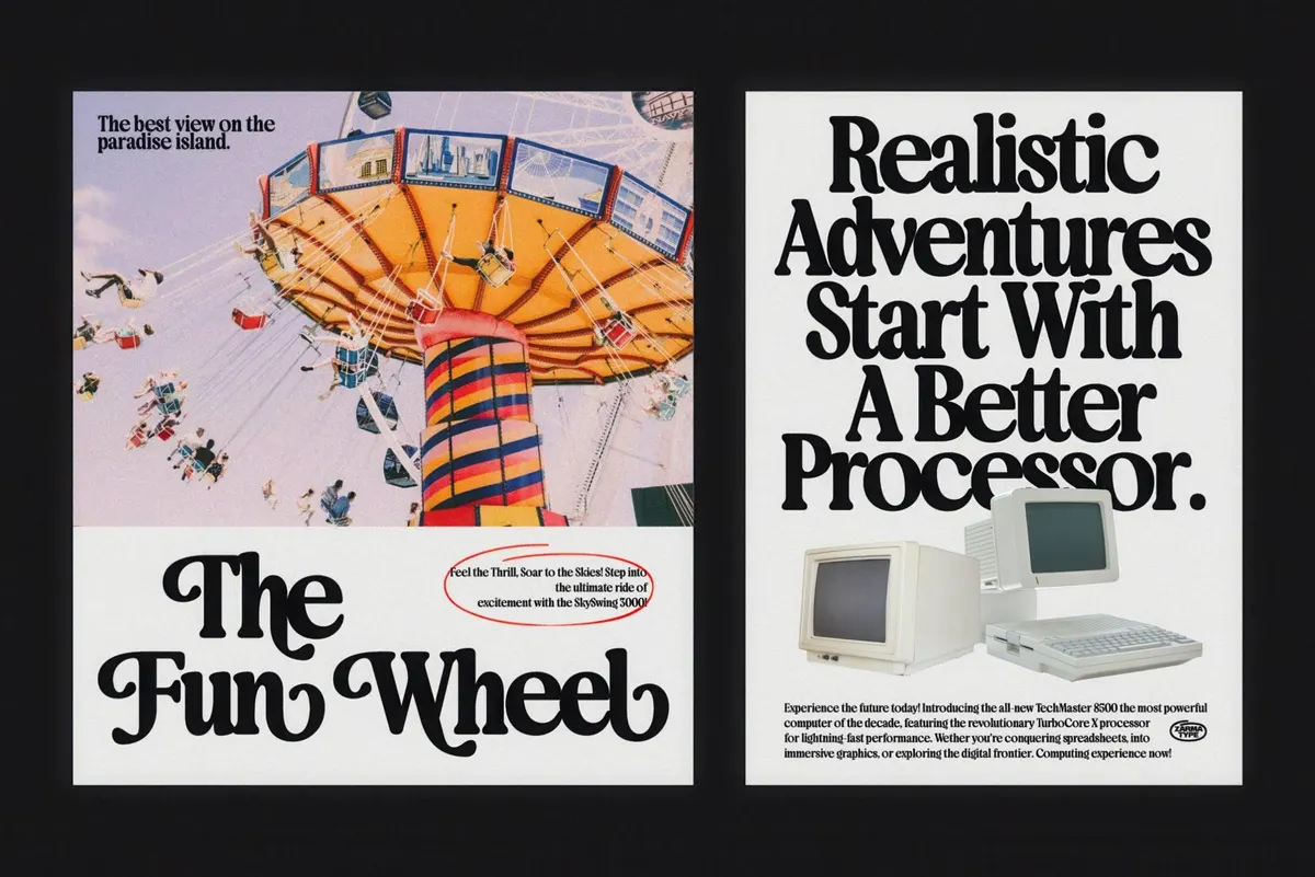 Bringbold Nineties — Serif Font