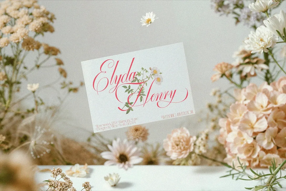 GEFUHATPIN — Elegant Calligraphy Font