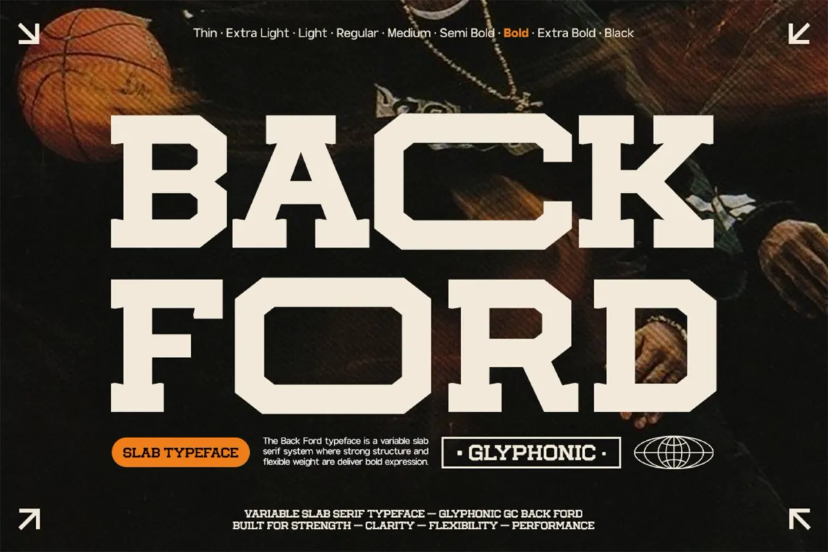 GC Back Ford - Athletic Slab Serif Font