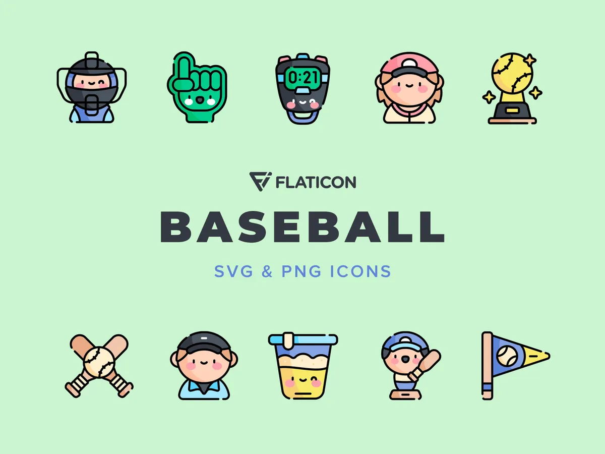 Baseball Vector Icons