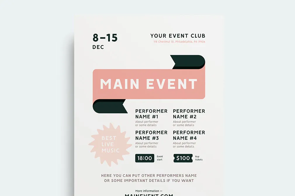 Cover-All Poster Template