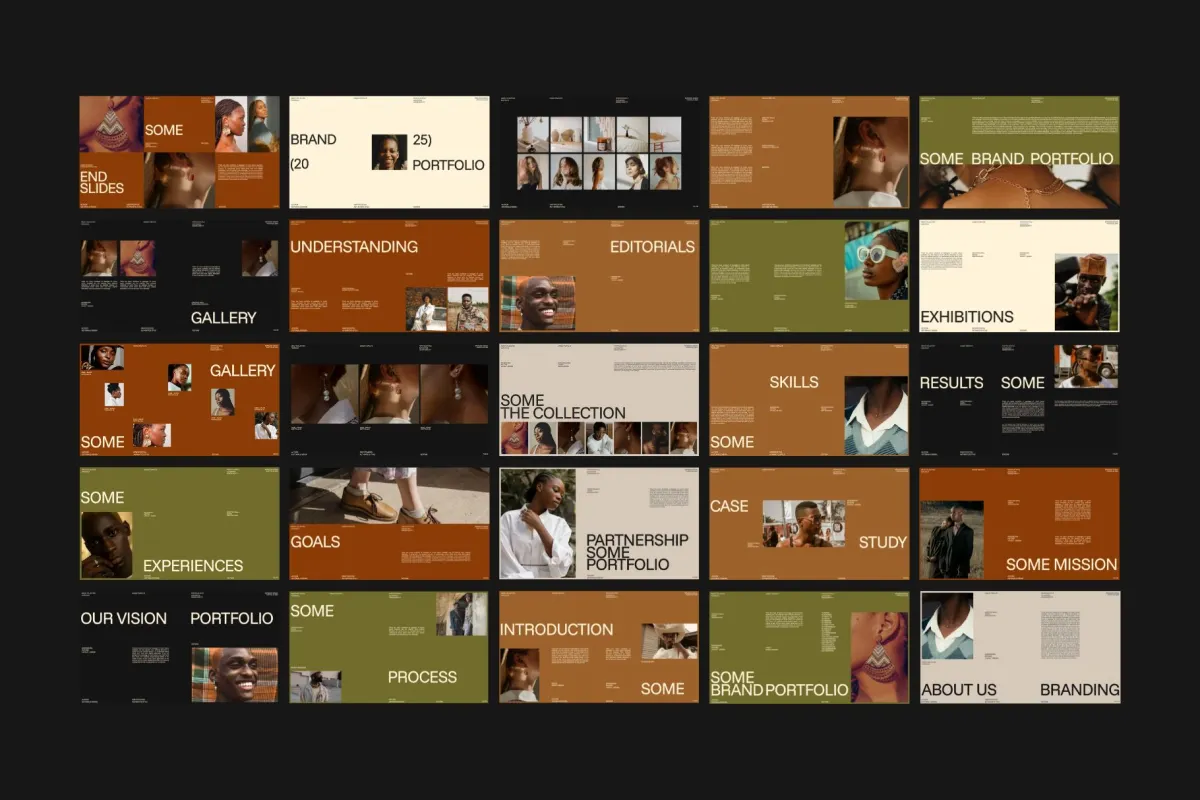 Some – Minimal Brand Portfolio Keynote Template