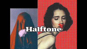 Halftone Poster Effect
