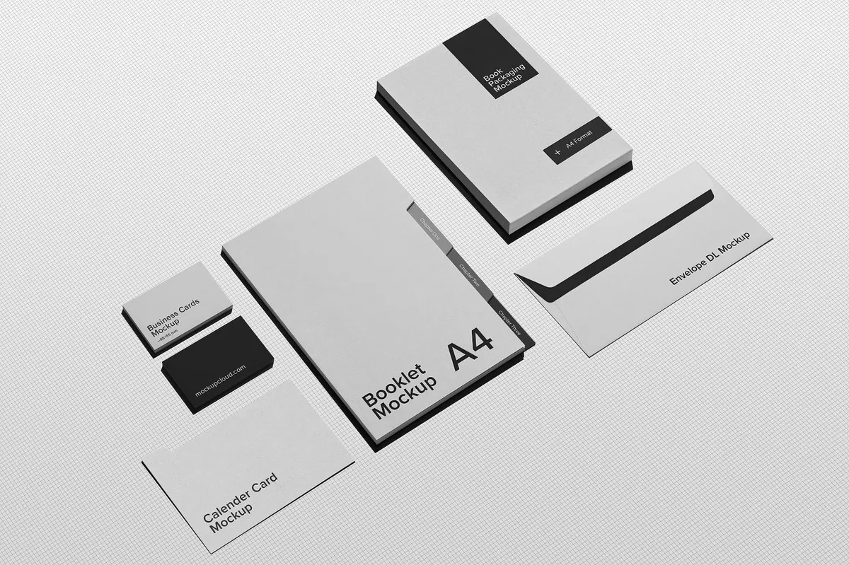 Stationery Mockup Scene