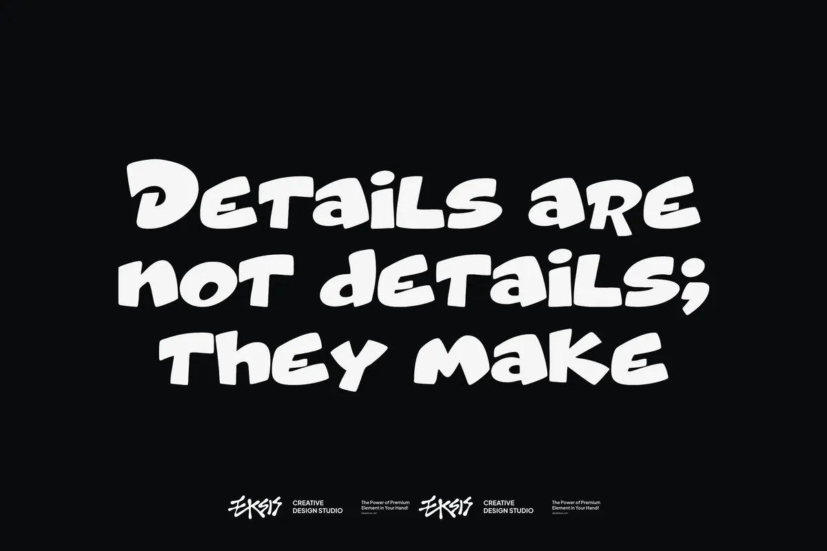 Boom Bink - Playful Comic Display Typeface