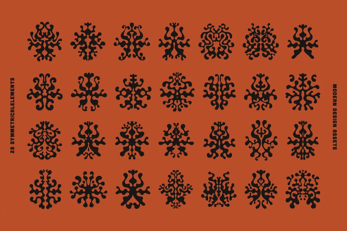Rorschach Morphism Fluid Shapes