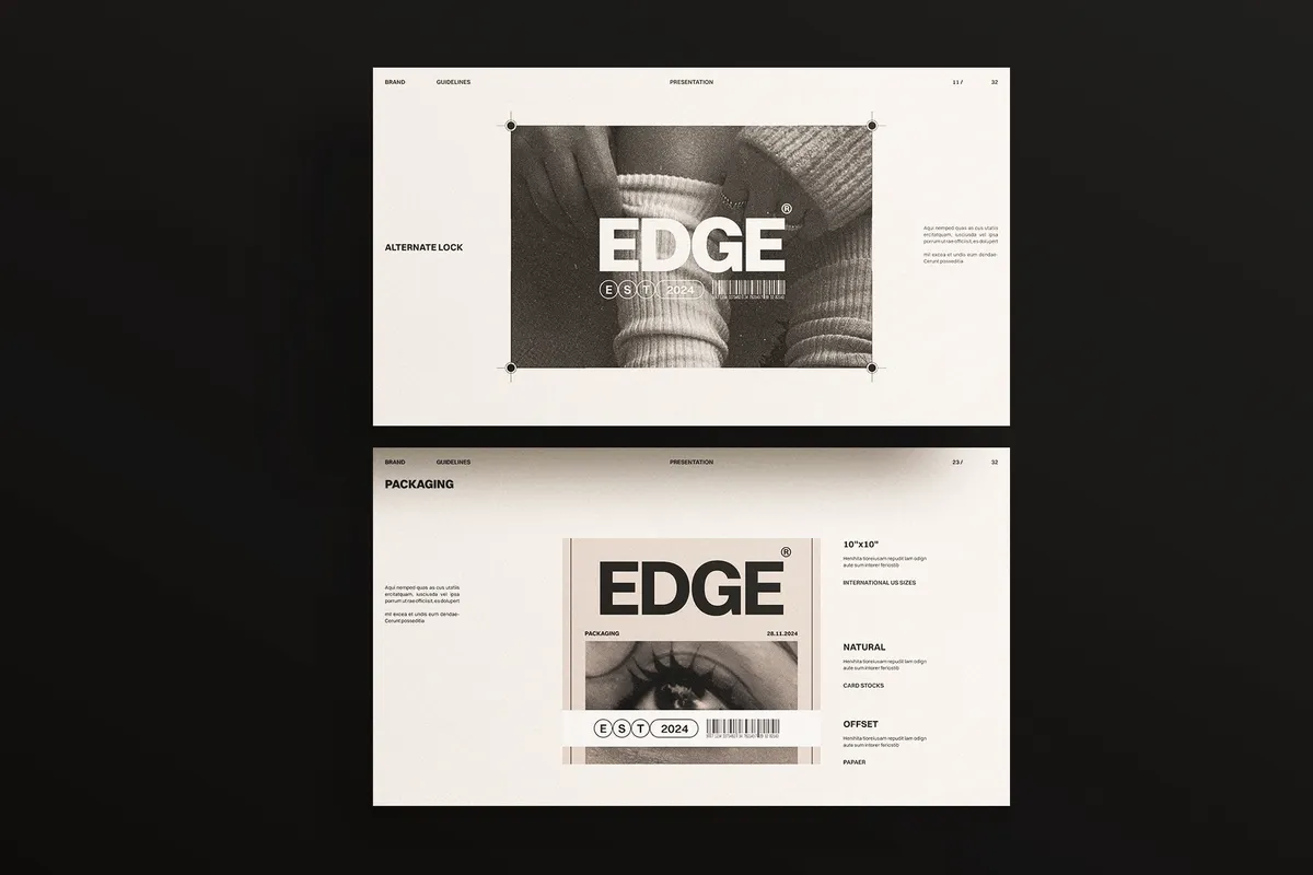Brand Guidelines Presentation Template
