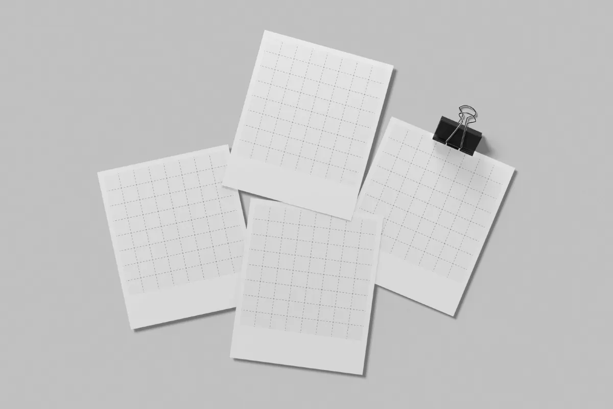 Polaroid Paper Mockup Kit