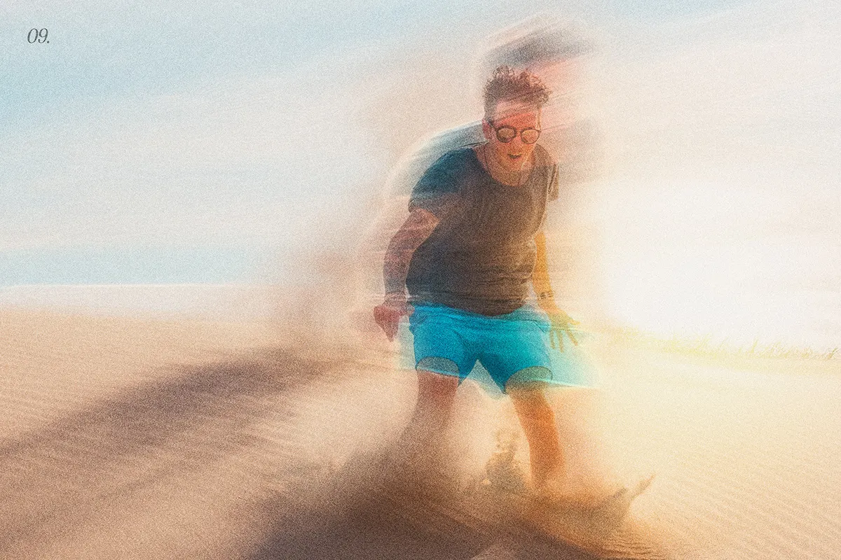 Sandstorm Disrupted Photoshop Effect