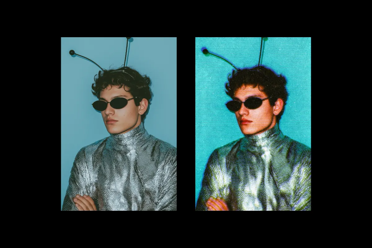 Glitch Print Effect