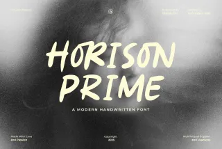 Horison Prime - Handwritten Brush Font