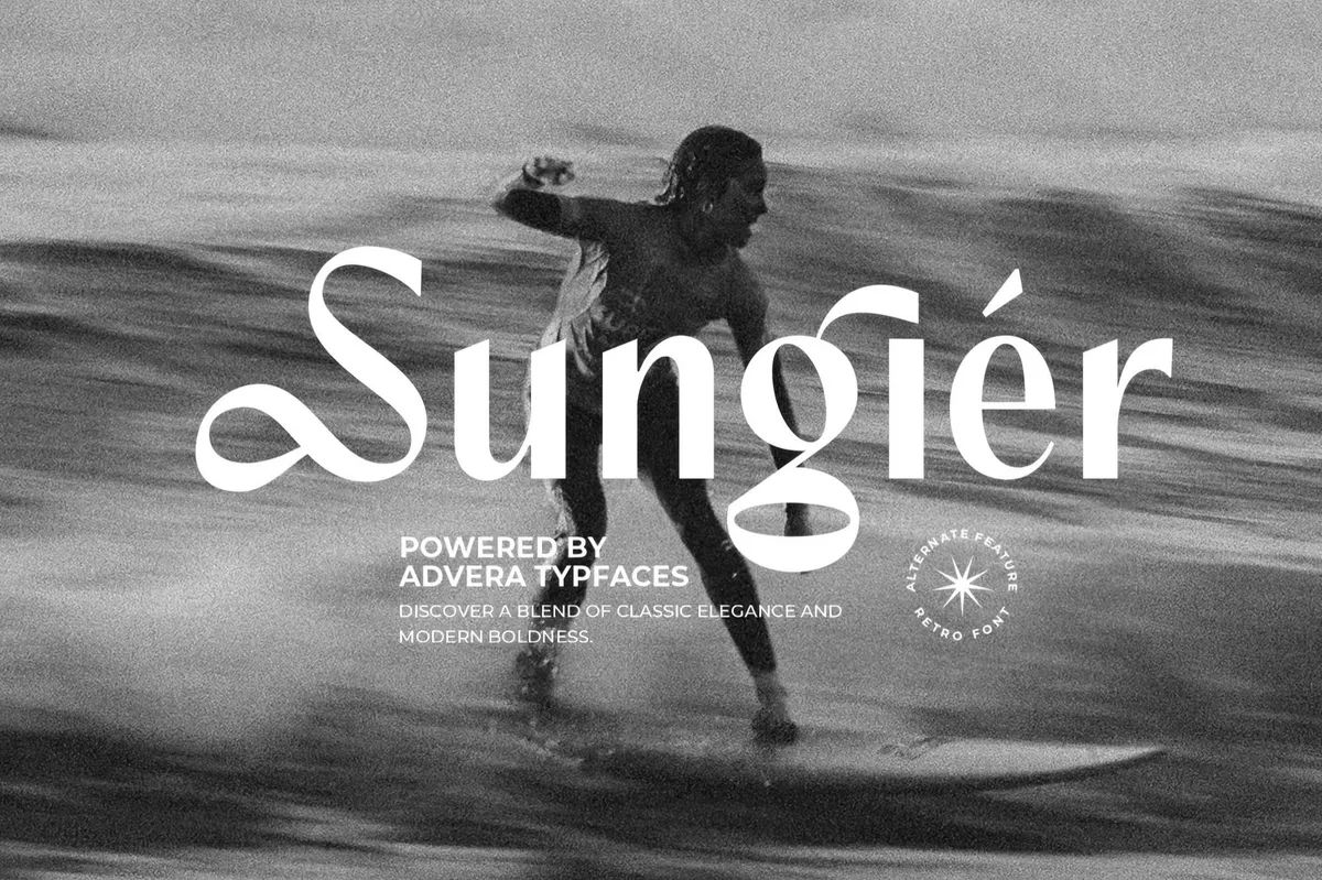 Advera — Bold Display Font