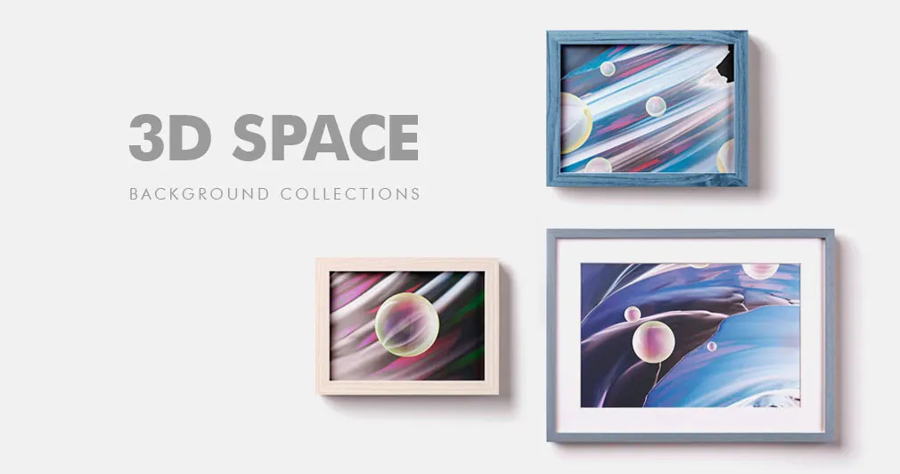 3D Space Abstract Background