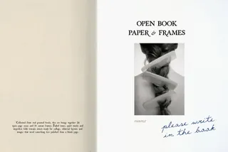 Open Book Paper Scans & Frames