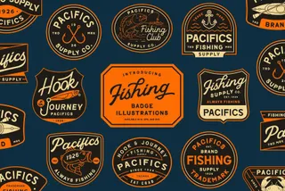 Vintage Fishing Logo Templates