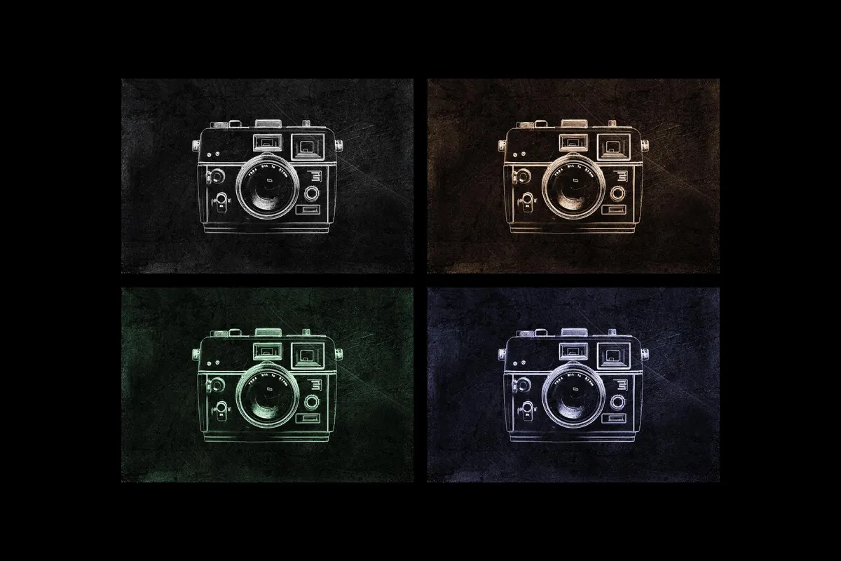 Chalk Art Photo Effect