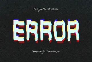 VHS Text Effect