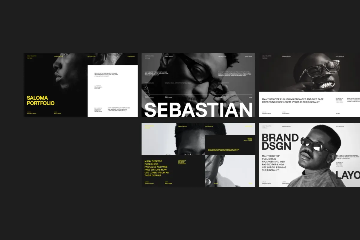 Saloma - Modern Brand Portfolio Presentation