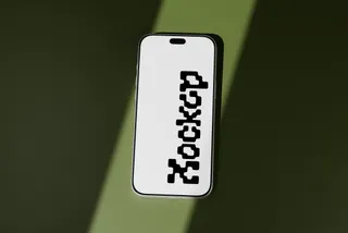 iPhone 18 Pro Max Light Beam Mockup