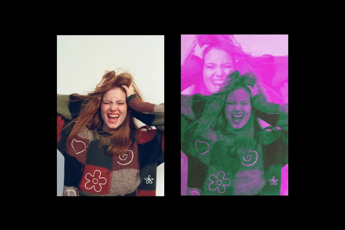 Colorful Exposure Poster Effect