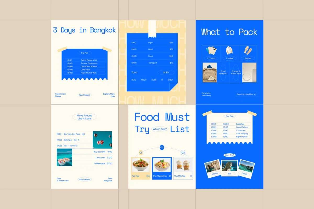 CANVA Traveler Content Creator Instagram Pack