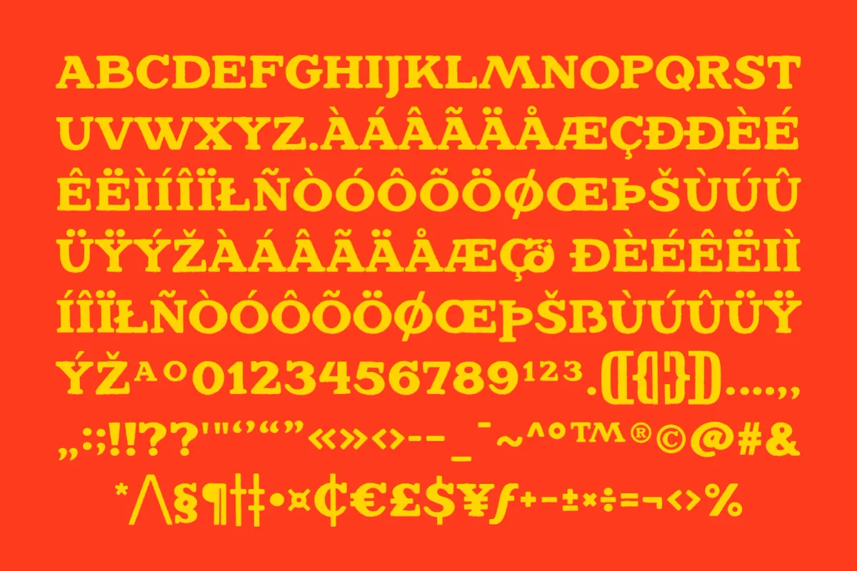 SFC Brison Slab One - Vintage Cowboy Font